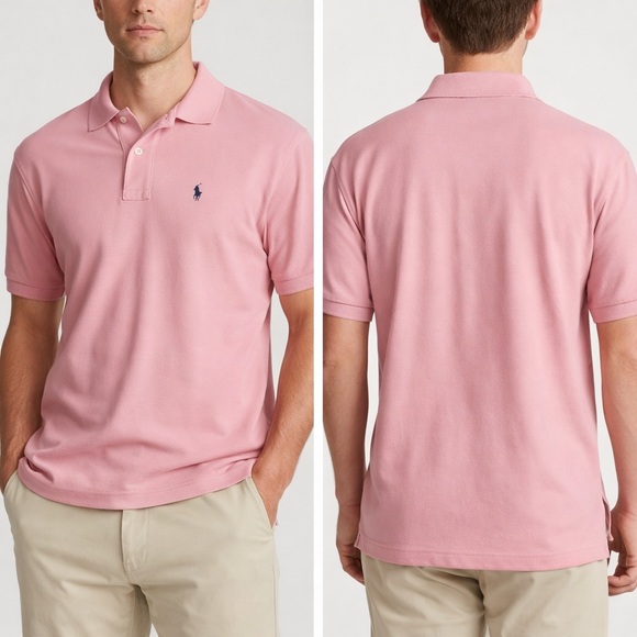 Polo Ralph Lauren Other - Vtg. Y2K Polo Ralph Lauren Classic Fit Short Sleeve Cotton Polo Shirt Pink Large